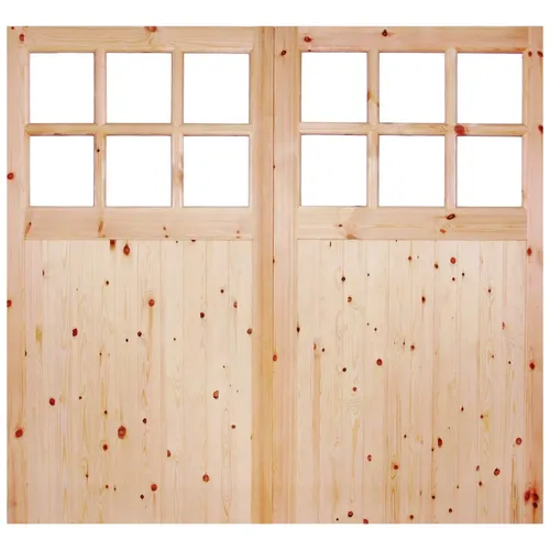 Lpd External Solid Redwood Unfinished 6l Obscure Glass Garage Door At Leader Doors Lpd External Solid Redwood Unfinished, External Side Garage Doors