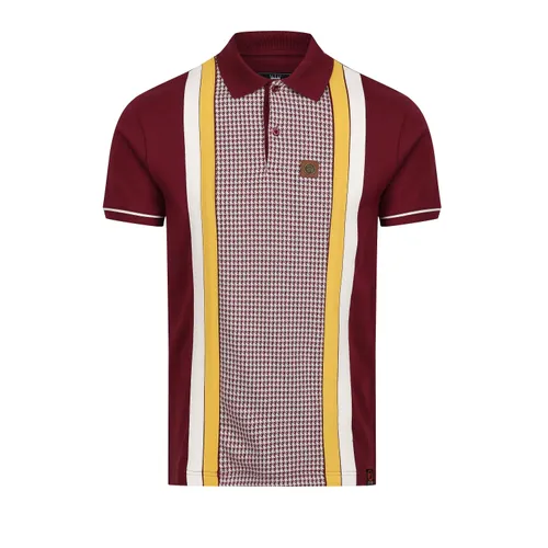 Gabicci Danecroft Cable Knit Button Through Polo Shirt Navy Gabicci Danecroft Cable Knit Button Through Polo Shirt Navy