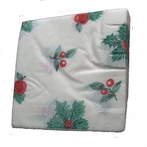 3 Ply Christmas Bauble Napkins 33 x 33cm Square Party Serviettes Tableware Cater 