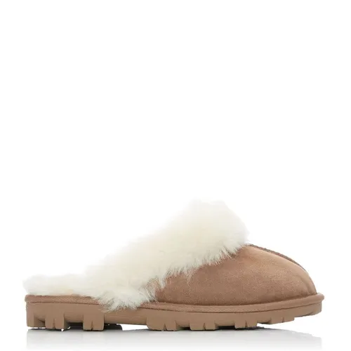 Moda in pelle cosie slipper Clearance