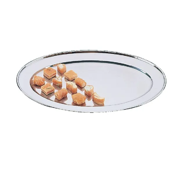 Chrome Plated 300X220mm APS Oval Coffee /Tea Tray Made of Stainless Steel 