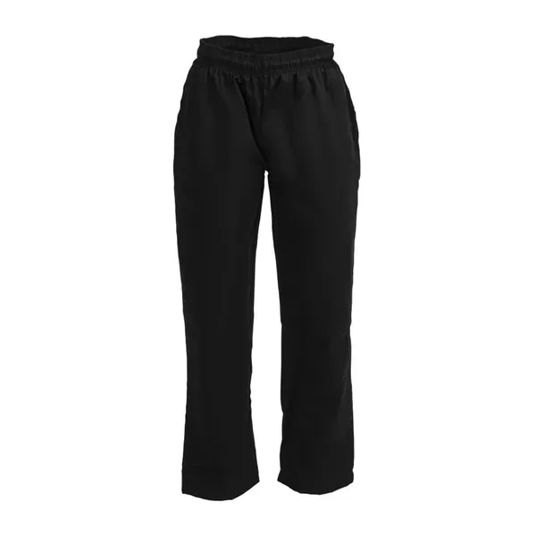 Whites Chefs Clothing Apparel A582-XXL Vegas Chef Trousers Black 
